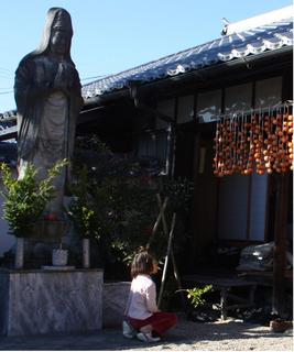 20111126 私の柿さん甘くなってね.jpg