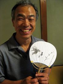 墨絵教室 出目金団扇.jpg